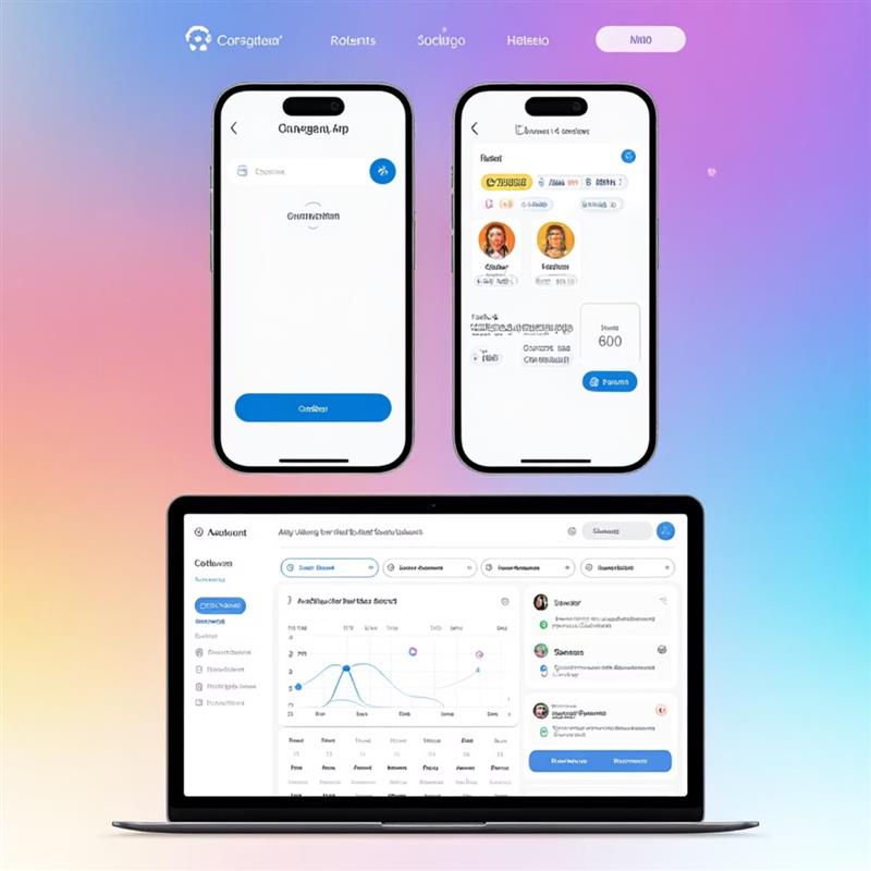 App and Dashboard Mockup