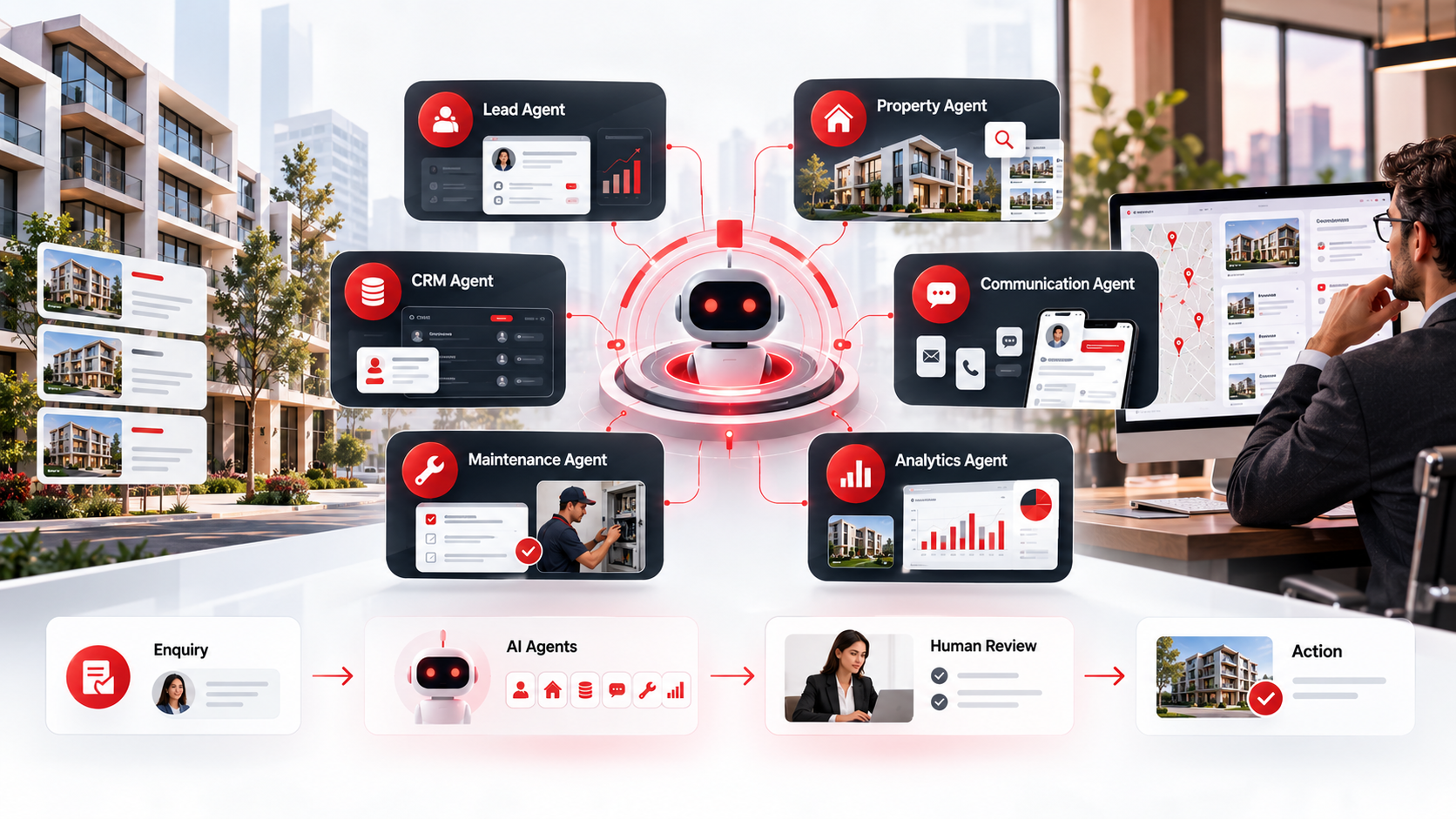 Multi-Agent Systems for Real Estate: How AI Teams Are Reshaping Property Operations in 2026