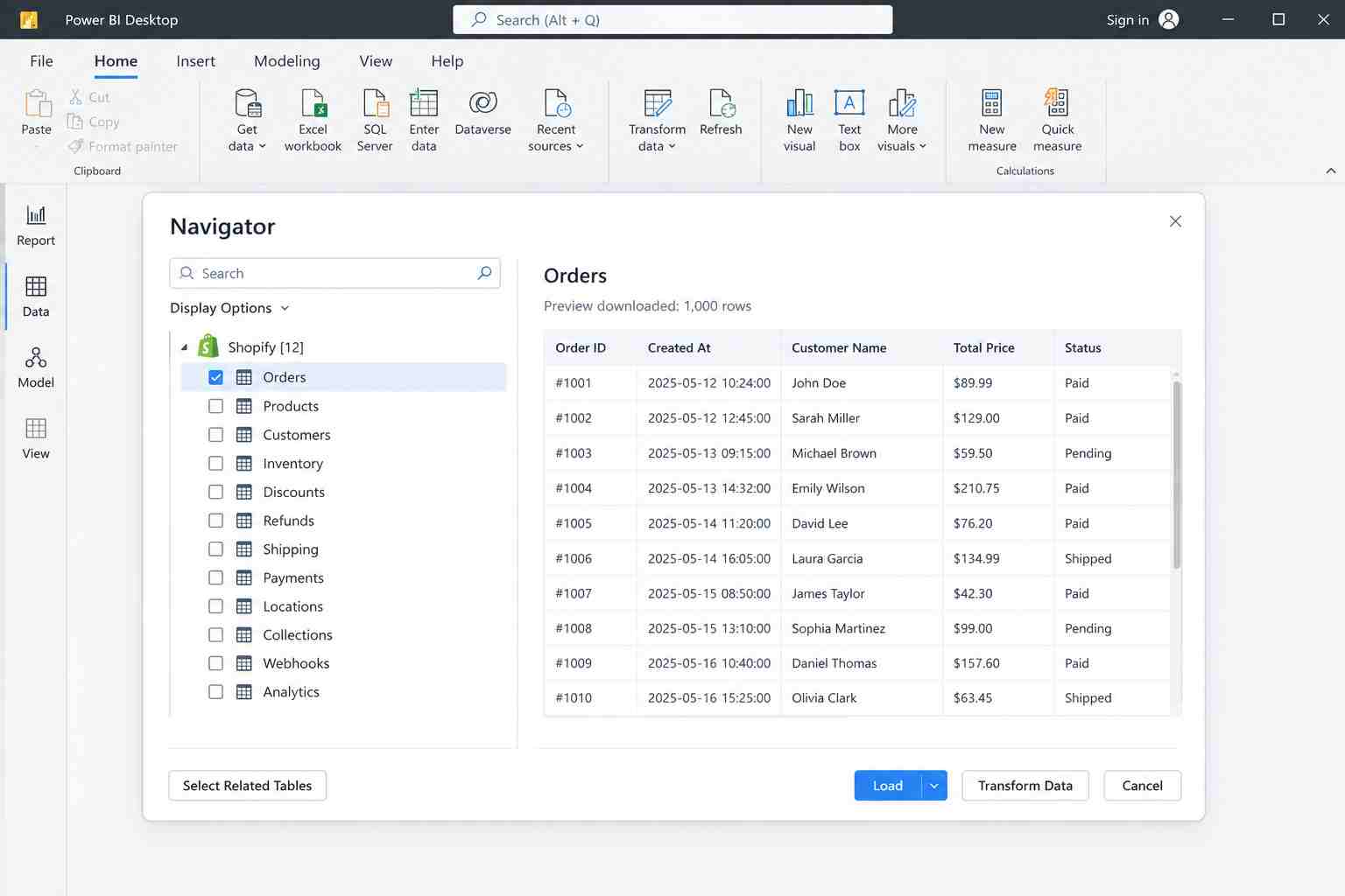 4 Easy Steps To Integrate Power BI With Shopify